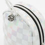 Sky Brown&trade; Checkered Mini Backpack Keyring &ndash; Holographic,