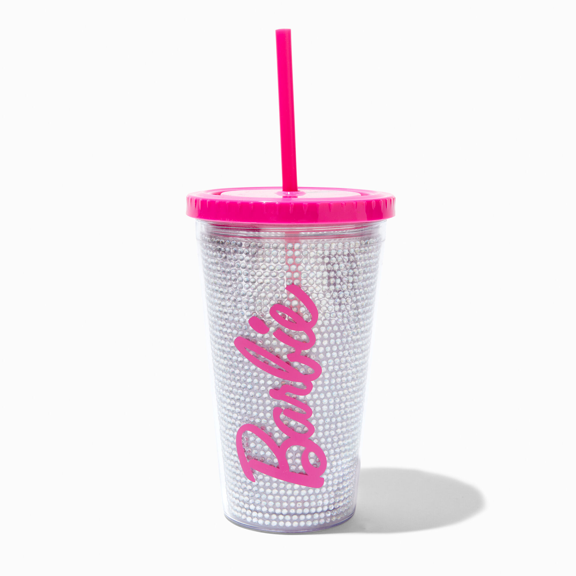 Barbie® Silver & Pink Tumbler,
