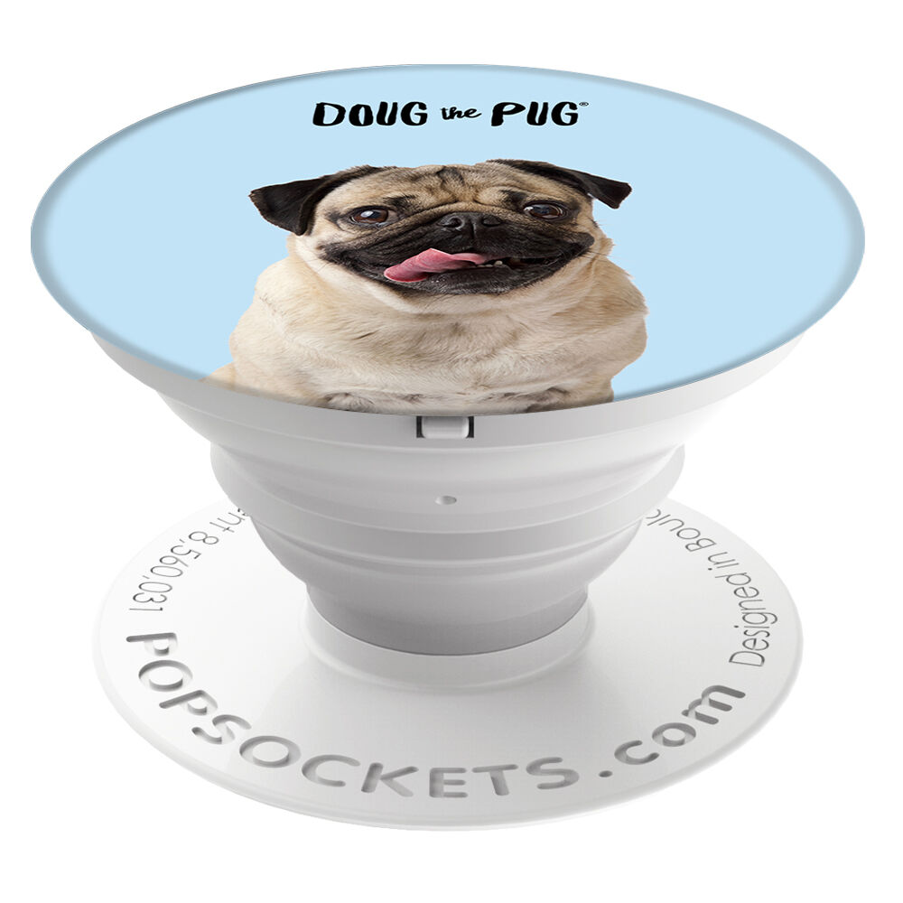 Doug The Pug® PopSocket - Blue,