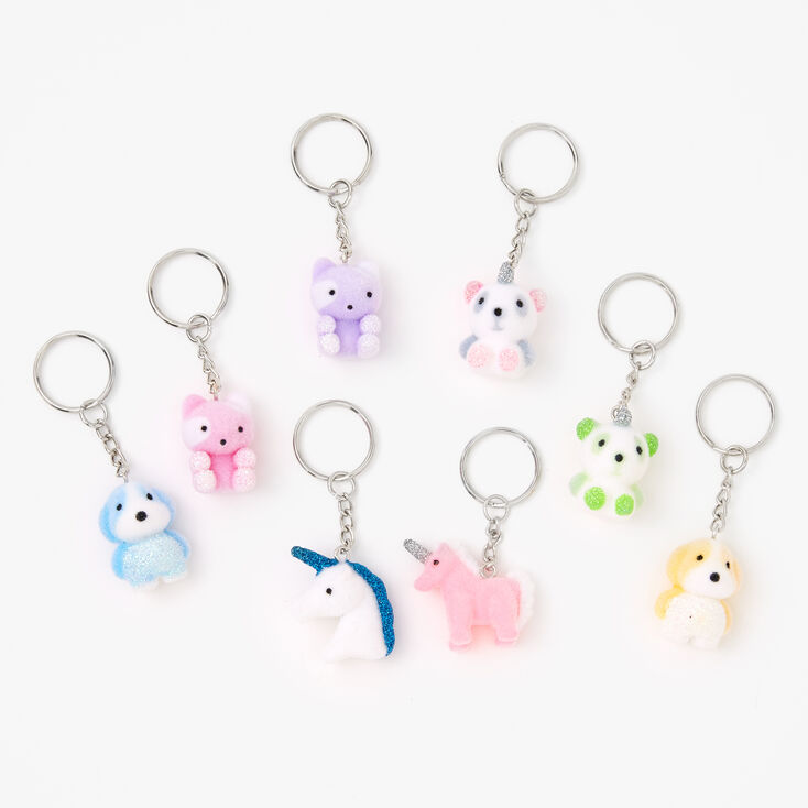 Best Friends Critter Keychains - 8 Pack,