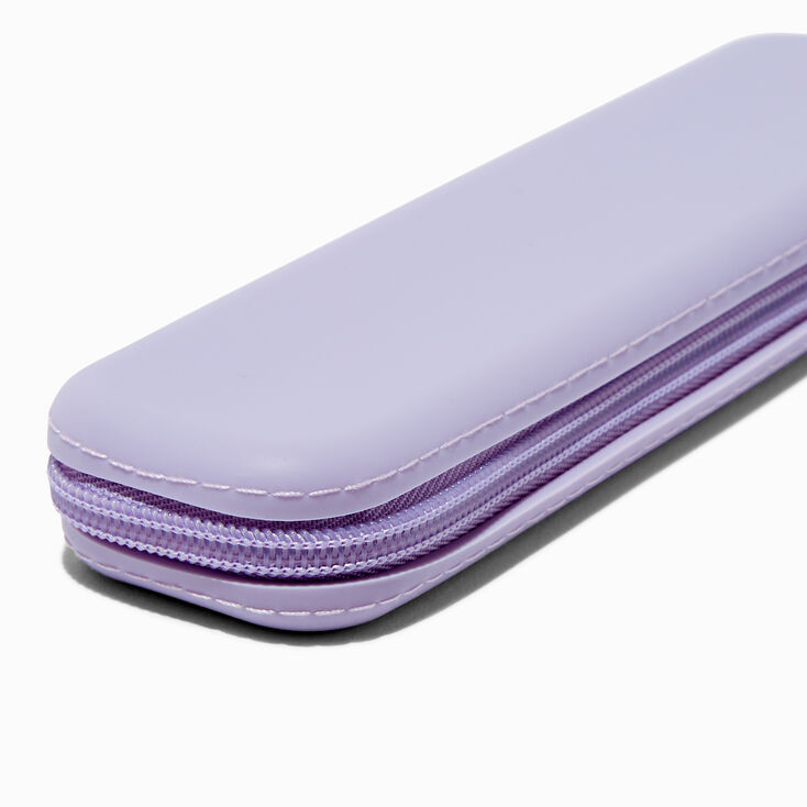 Purple Silicone Makeup Brush Bag,