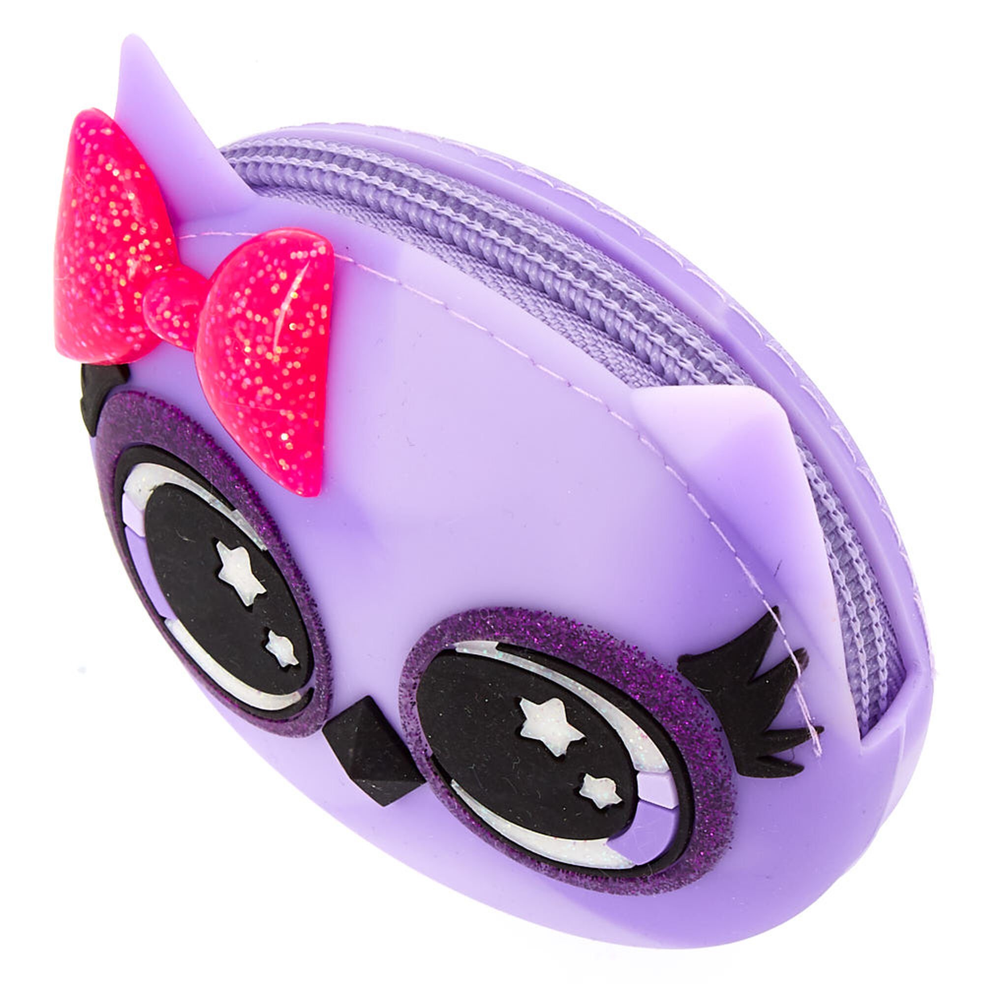 Avery the Owl Jelly Coin Purse - Purple | Claire's US