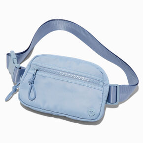 Blue Nylon Belt Bag,