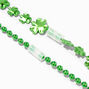 St. Patrick&#39;s Day Shamrocks Beaded Necklace Set - 6 Pack,