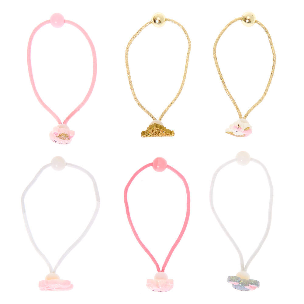Claire's Club Ballet Princess Hair Bobbles - 6 Pack,