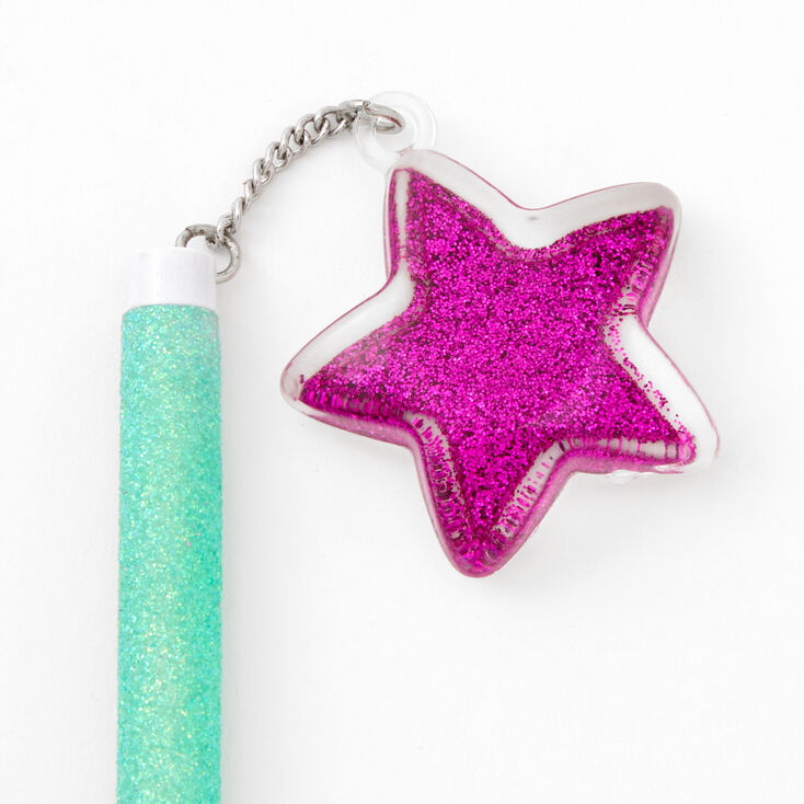 Glitter Star Top Pen - Purple,
