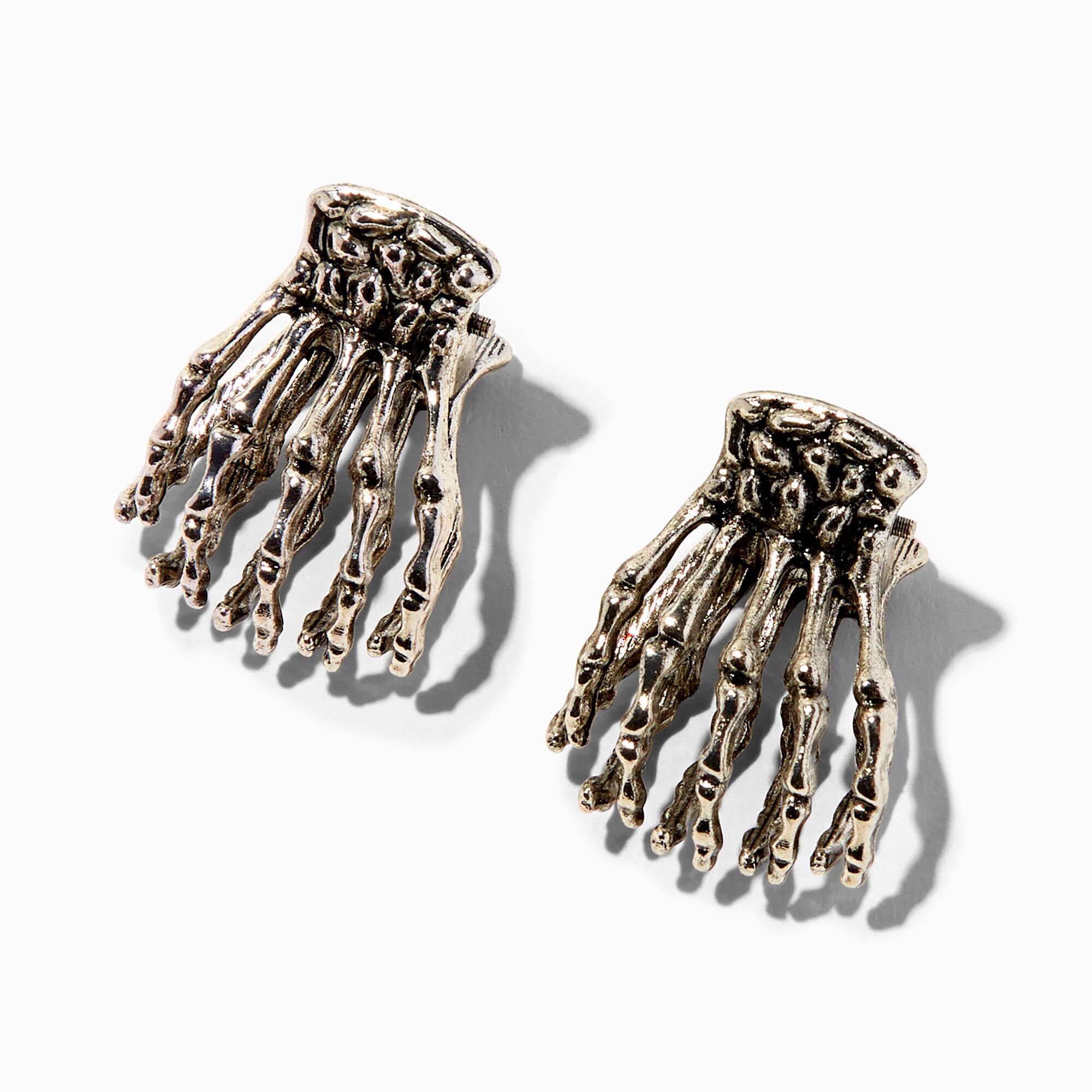 View Claires Skeleton Hands Hair Claws 2 Pack information
