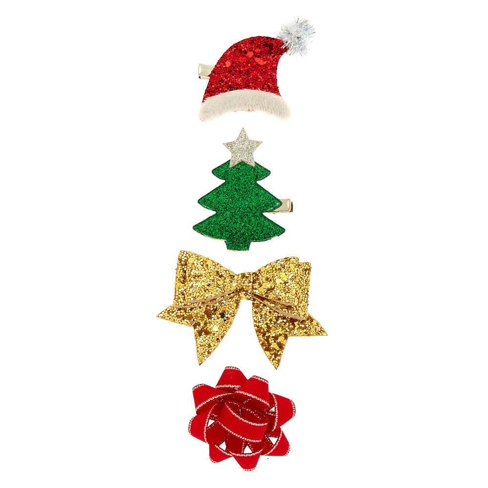Christmas Hair Clips - 4 Pack,