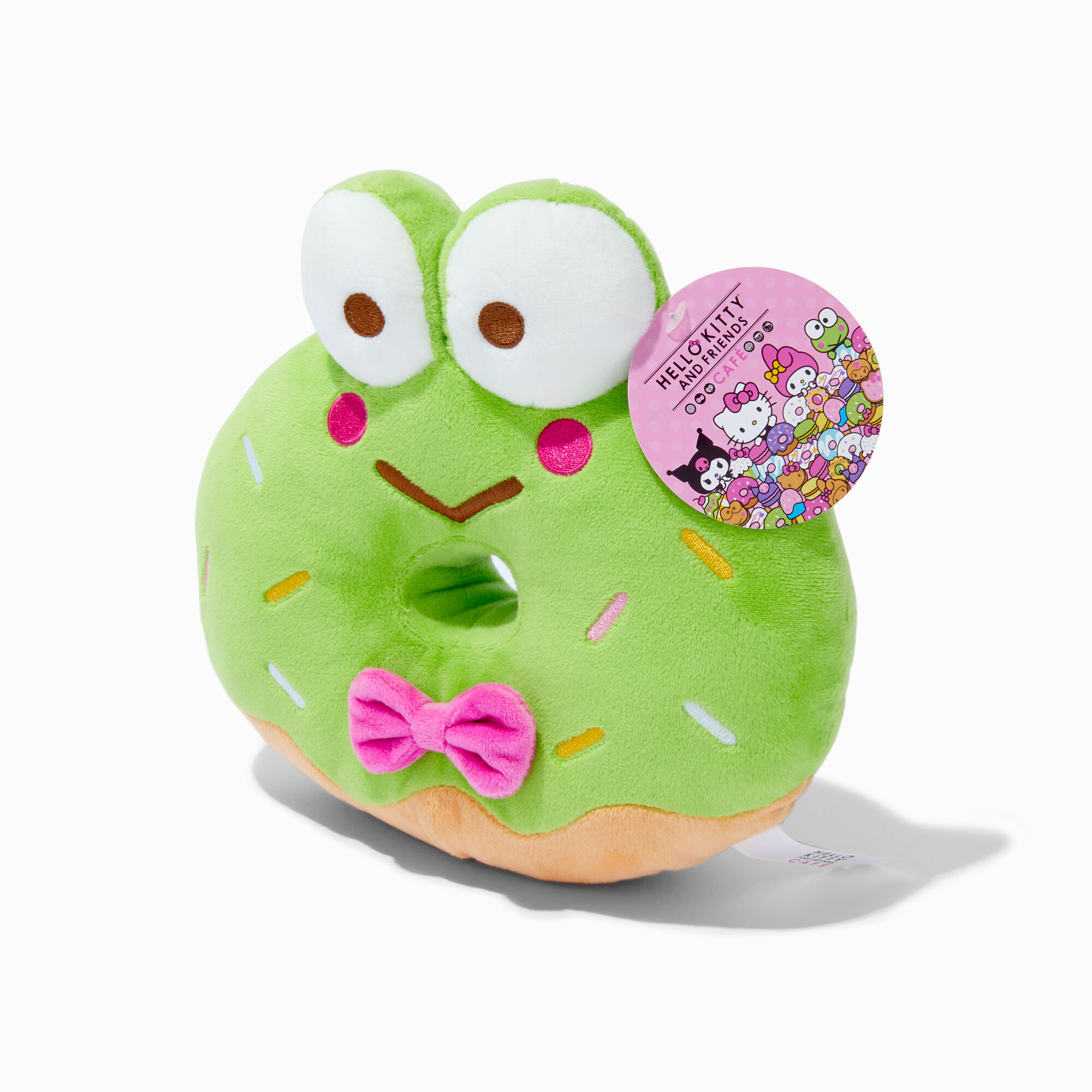 View Claires Hello Kitty And Friends Cafe 8 Keroppi Ï Donut Soft Toy information