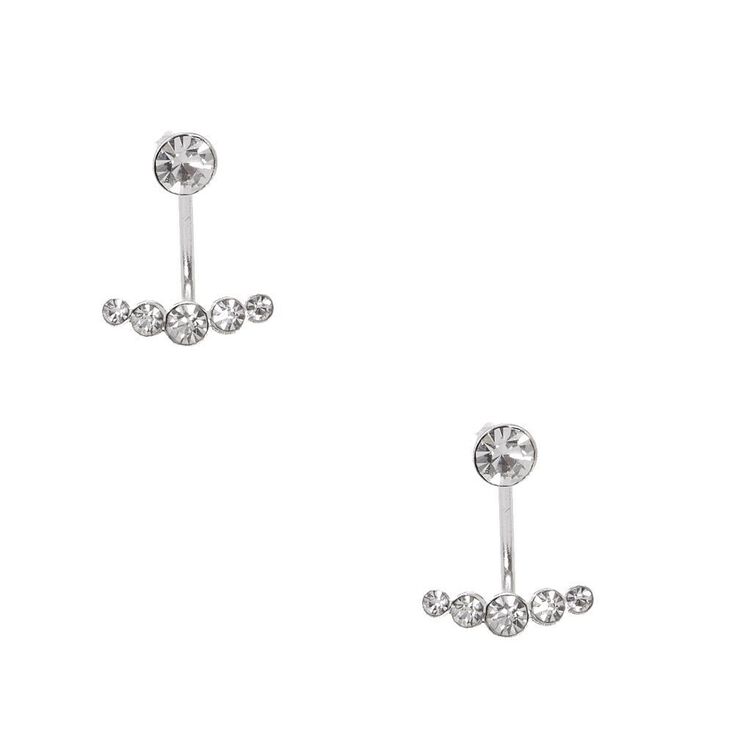 Boucle Doreille Devant Derrière Argent