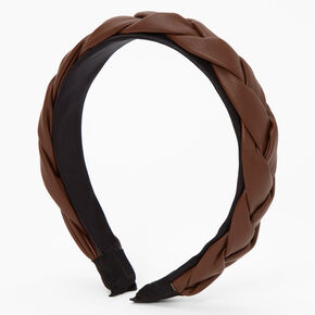 Brown Braided Headband,