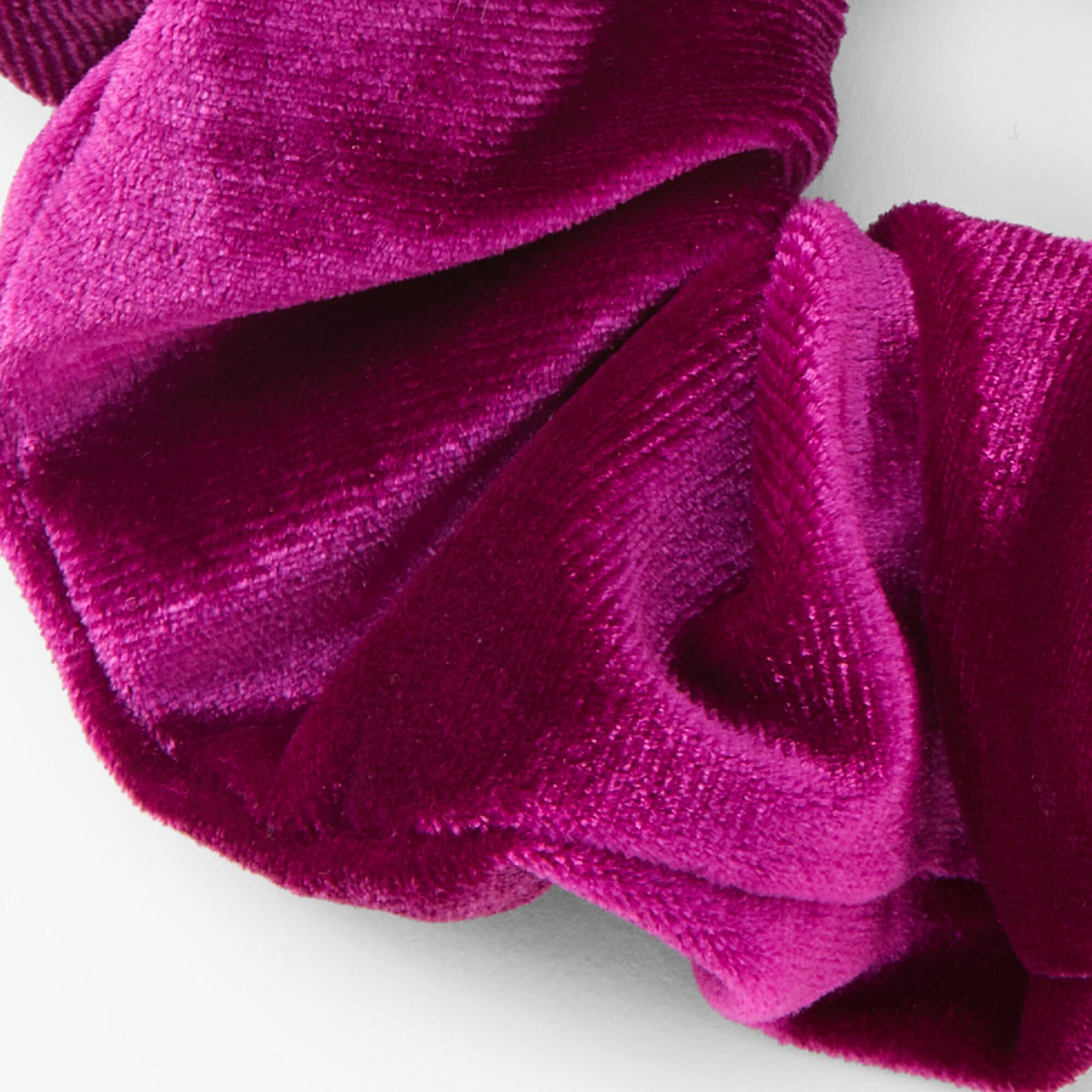 Medium Hair Scrunchie - Fuchsia,