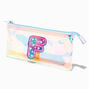 Holographic Initial Pencil Case - F,