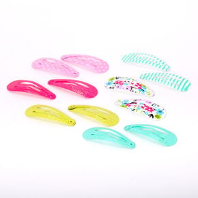 Claire&#39;s Club Mini Snap Hair Clips - 12 Pack,