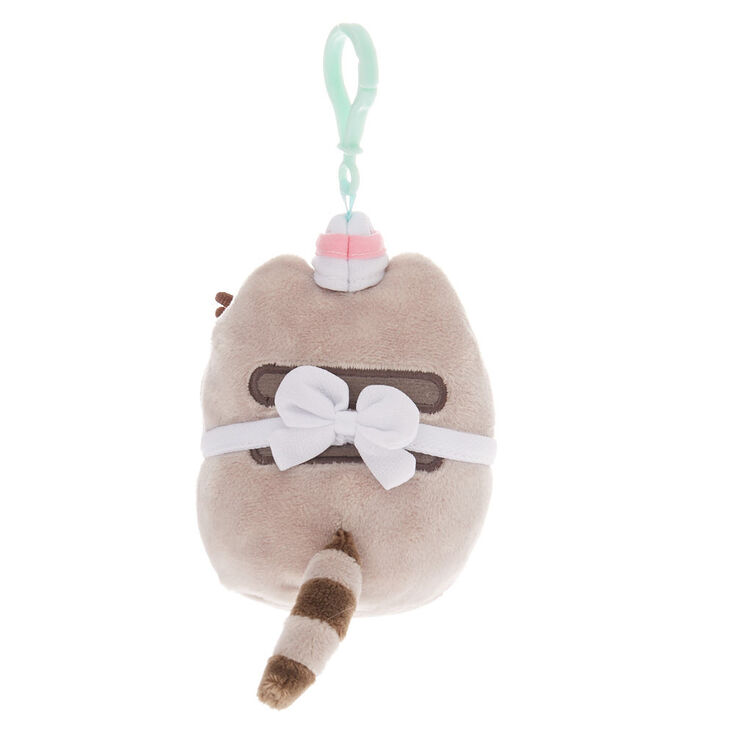 Pusheen&reg; Ice Cream Parlor Keyring Clip - Grey,