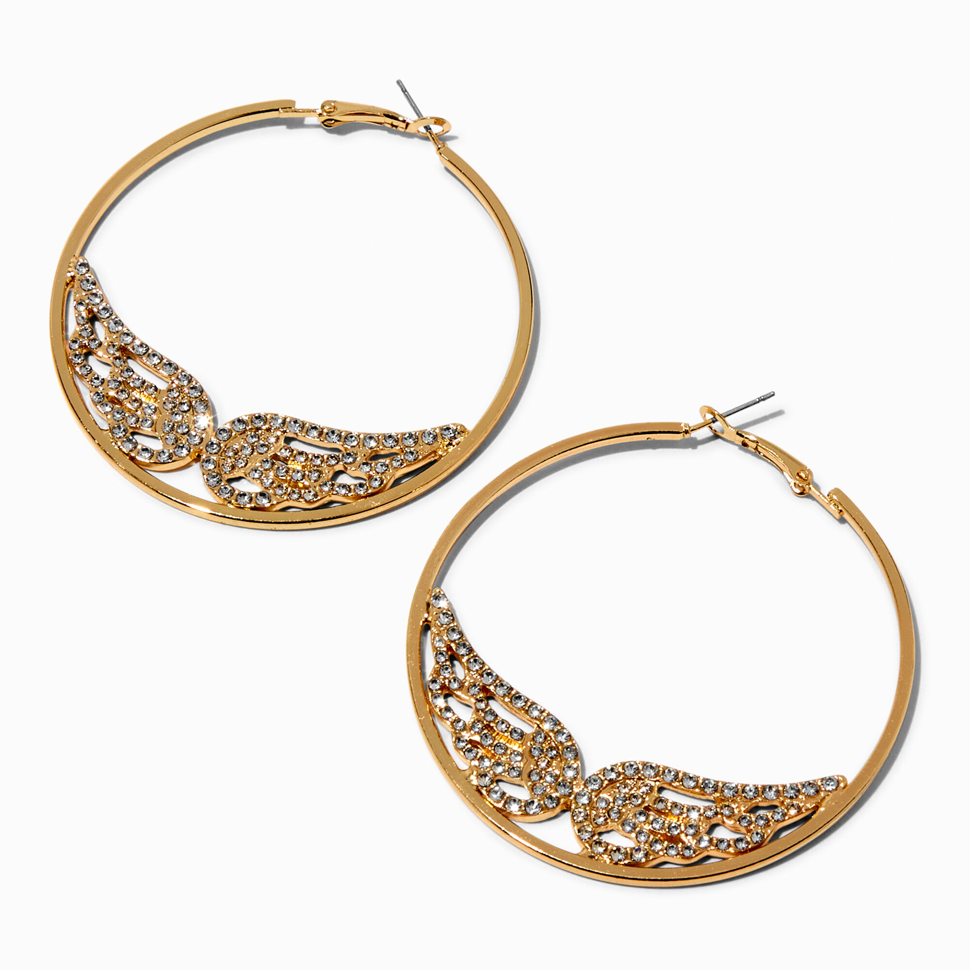 Angel wing earrings claire's deals