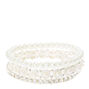 Pearl &amp; Rhinestone Stretch Bracelets - 3 Pack,