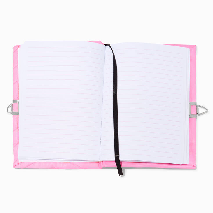 Initial Varsity Pink Lock Diary - M,