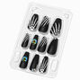Embellished Skeleton Squareletto Press On Faux Nail Set &#40;24 Pack&#41;,