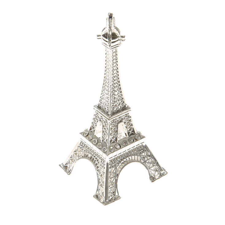Porte-bagues tour Eiffel en strass,