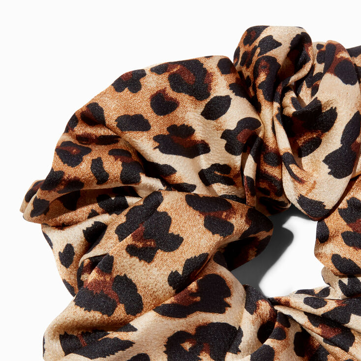 Giant Leopard Print Hair Scrunchie,