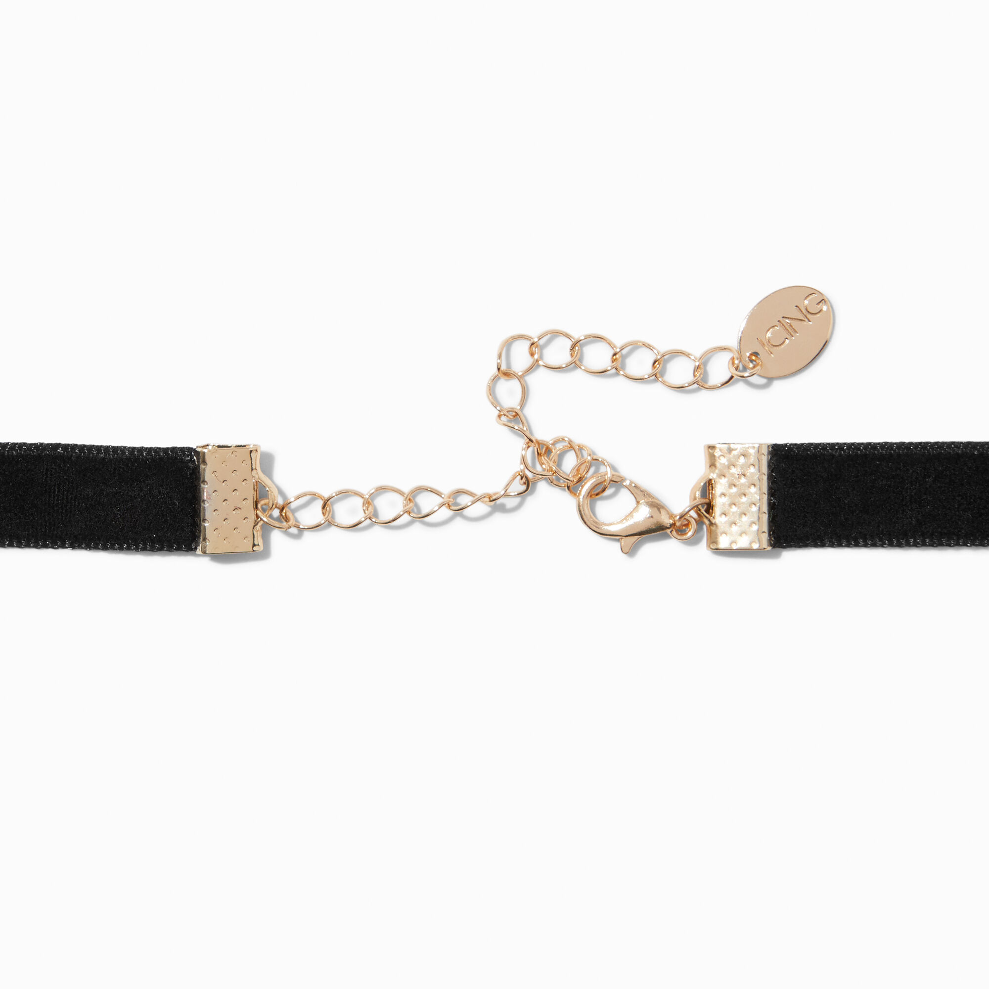 Black Flower Corsage Choker Necklace,