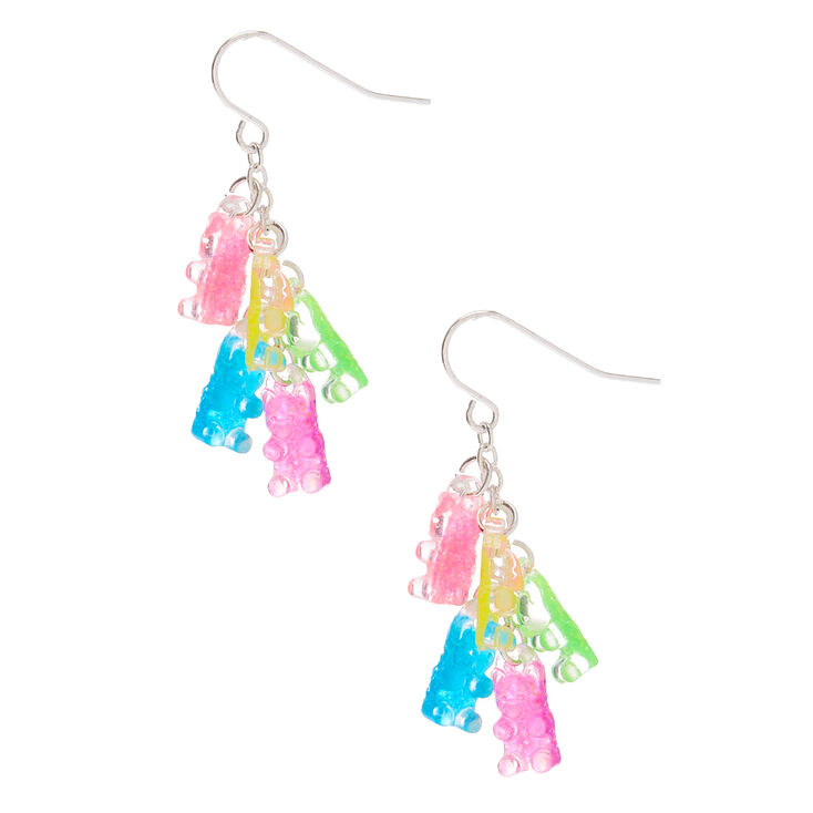 1&quot; Rainbow Gummy Bears&reg; Drop Earrings,