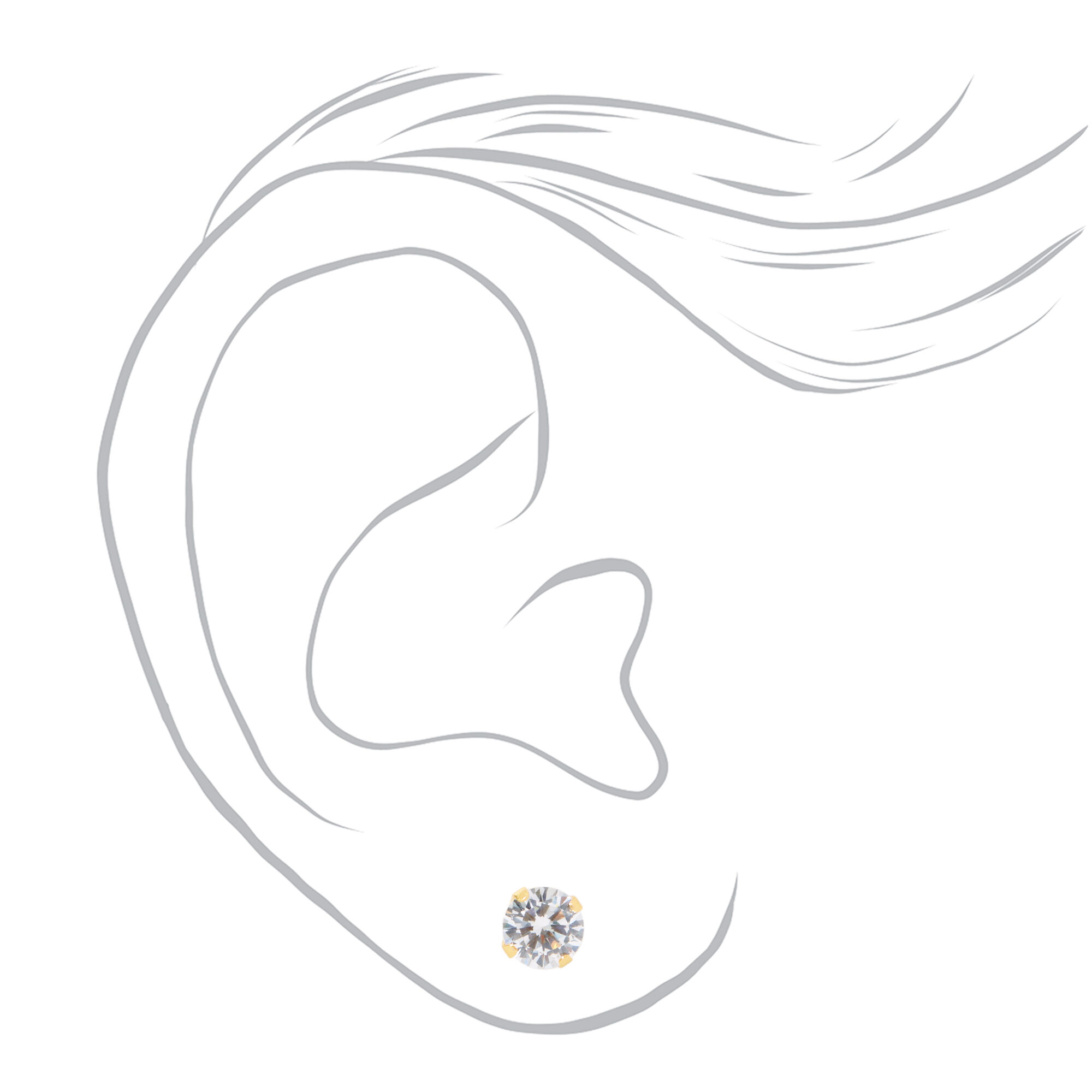 Helix piercing on sale cost claire's