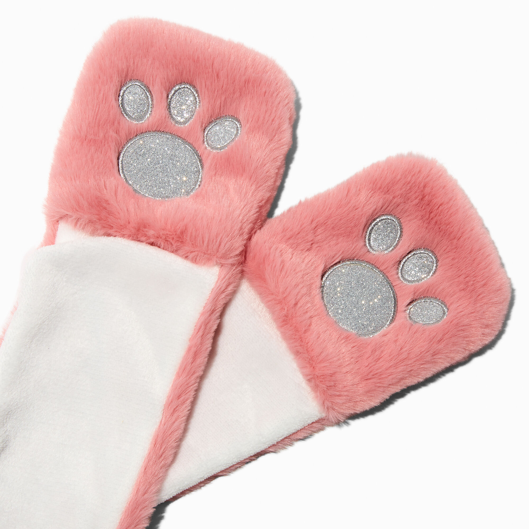 Claire's Club Mauve Cat Plush Headscarf,