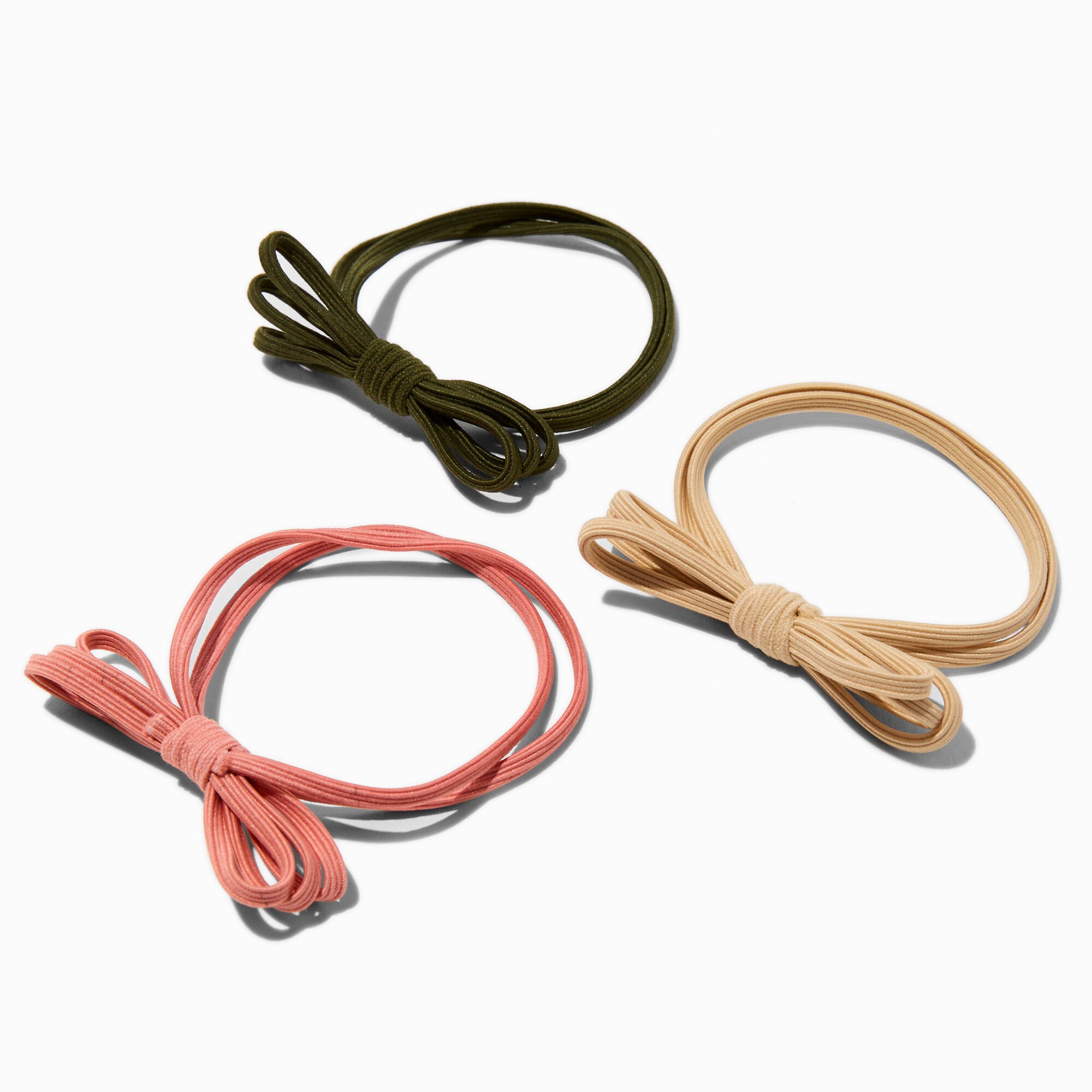 Boho Bow Hair Ties - 6 Pack,