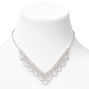Silver Elegant Rhinestone Jewelry Set - 2 Pack,
