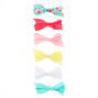 Claire&#39;s Club Pastel Bow Hair Clips - 6 Pack,