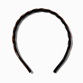Brown Twist Adjustable Headband,