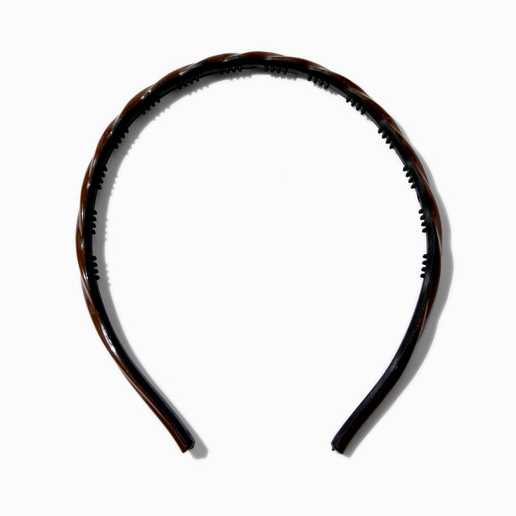 Brown Twist Adjustable Headband,