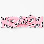 Claire&#39;s Club Panda Print Bow Headwrap - Pink,