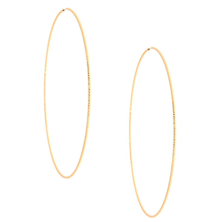 100MM Extra Large Gold Hoop Earrings