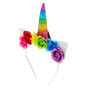 Rainbow Unicorn Flower Headband,