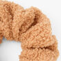 Medium Tan Teddy Hair Scrunchie,