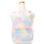 Fluffy Pastel Rainbow Unicorn Medium Backpack,