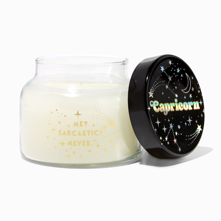 Zodiac Glass Jar Candle - Capricorn,
