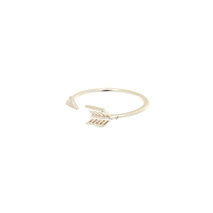 Sterling Silver Bow Arrow Toe Ring Claire S Us