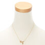 Gold Zodiac Pendant Necklace - Virgo,
