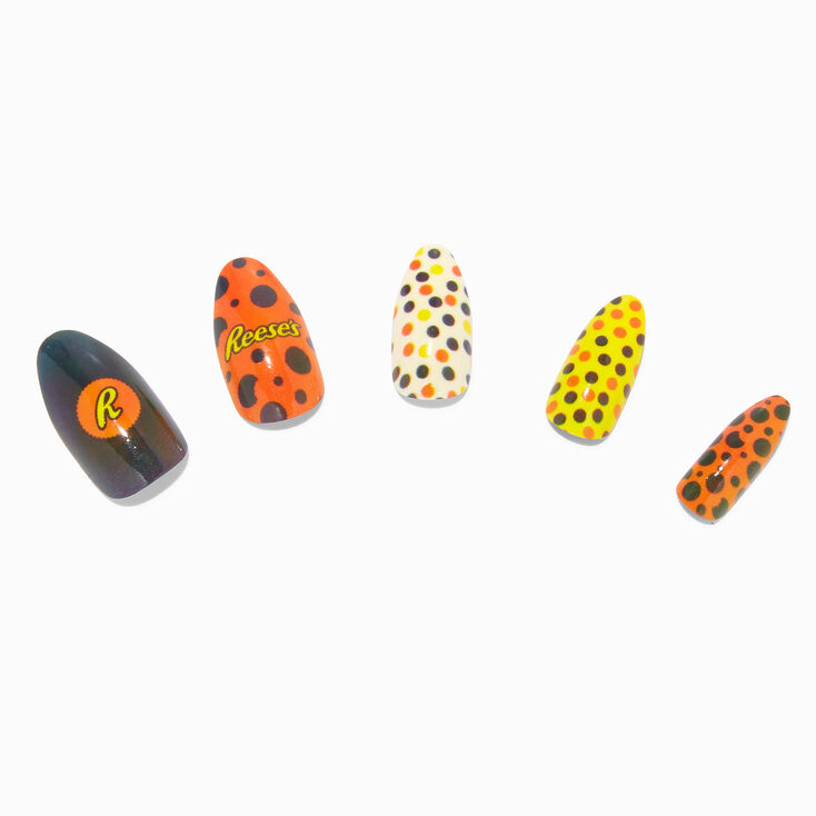 Hershey&#39;s&reg; Reese&#39;s&reg; Claire&#39;s Exclusive Stiletto Vegan Faux Nail Set - 24 Pack,
