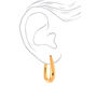 Gold 40MM Tube Hoop Earrings,