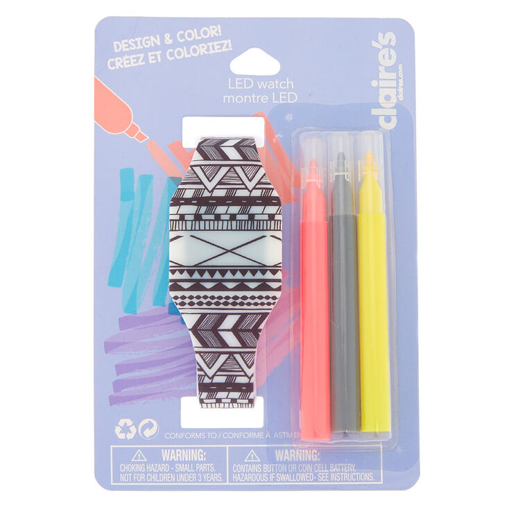 Design &amp; Color Aztec LED Watch,