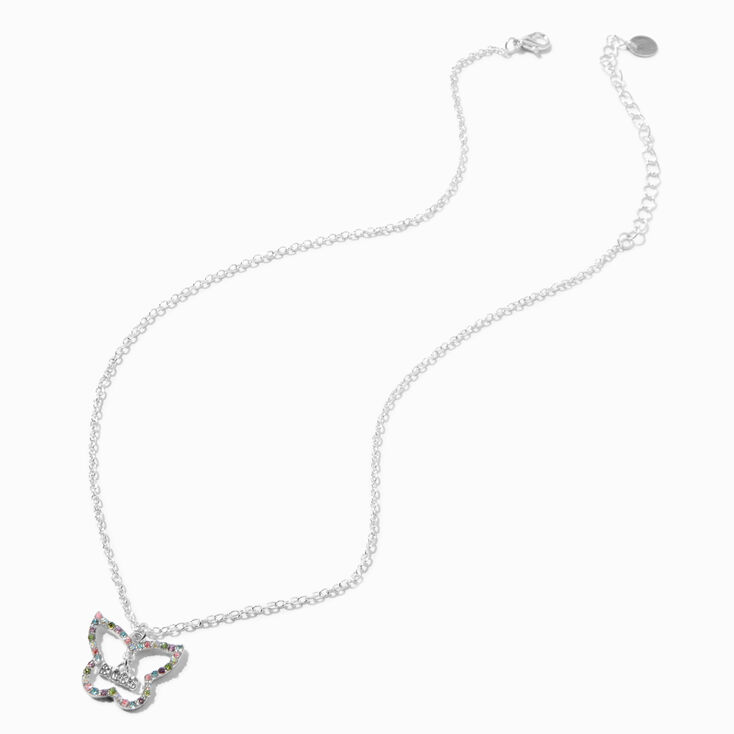 Best Friends Big Sis &amp; Little Sis Butterfly Pendant Necklaces - 2 Pack,