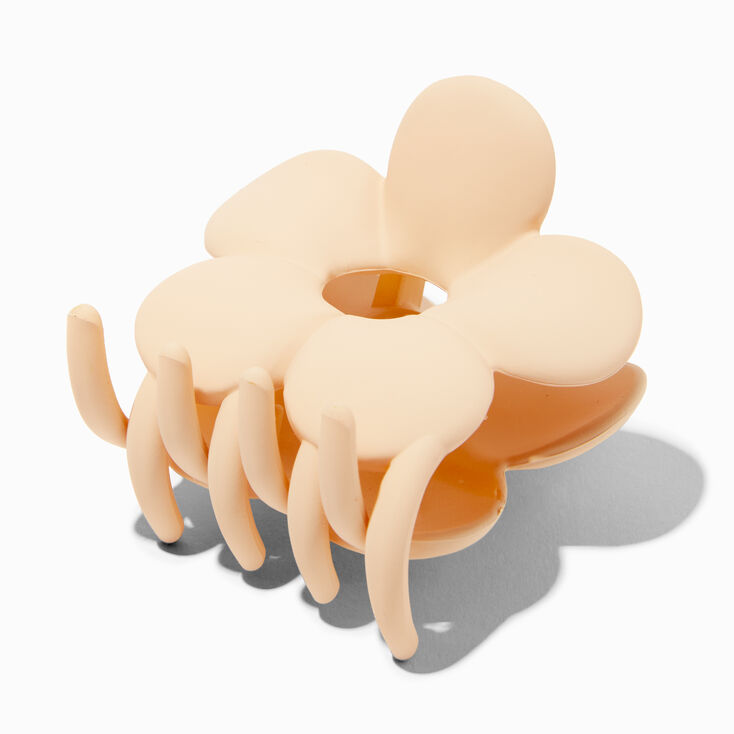 Cream Flower Hair Claw,