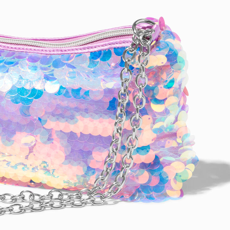 Shimmering Sequin Shoulder Bag,