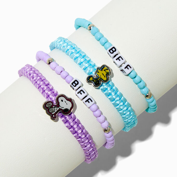 Peanuts&trade; Snoopy &amp; Woodstock Best Friends Bracelet Set - 4 Pack,