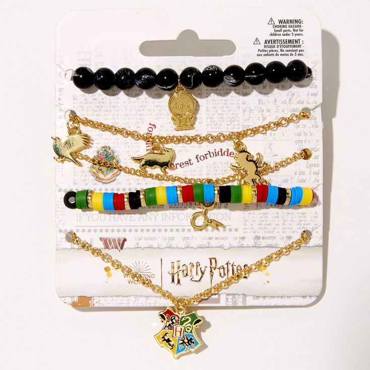 Harry Potter&trade; Gold Multi Bracelet Set - 5 Pack,